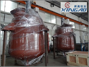 復合鈦反應鍋，制造好驗收結束！